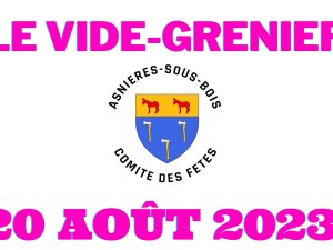 Annonce vide-grenier d&#039;asnières-sous-bois Yonne