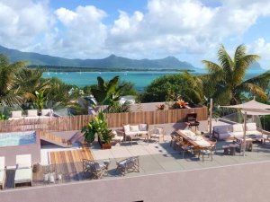 Vente tamarin penthouse 2 chambres rooftop 250m2 vue mer Ile Maurice