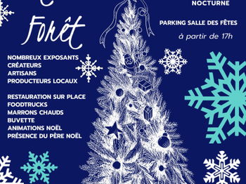 marché noël semi-nocturne Evron Mayenne