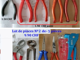 Annonce Pinces lot 1+2 Lot 11 pièces dès 7 90 Lausanne Suisse