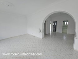 appartement S+2 non meublé au rdc à Hamammet