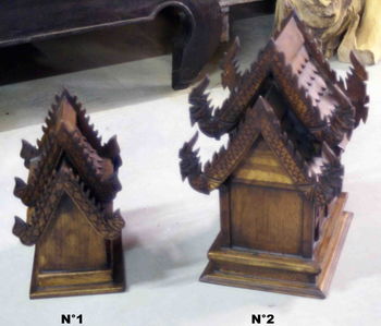 temple traditionnel Thaïlandais bois H 29 Sedan Ardennes