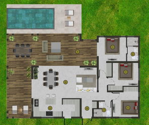 PLAN DE LA VILLA MANGO TREE