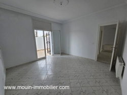 appartement S+2 non meublé au rdc à Hamammet