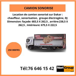 Location Camions sonorisés