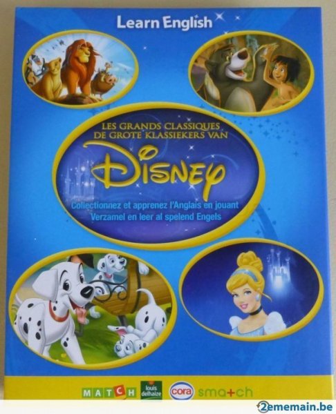 10 Cartes Learn English with Disney Cora/Match/Delhaize Esch Luxembourg