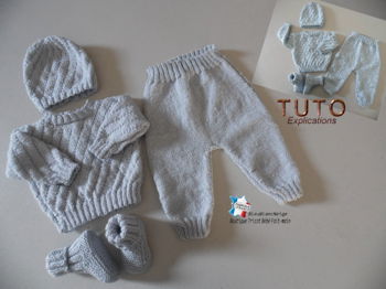 Fiche tricot bébé, explications