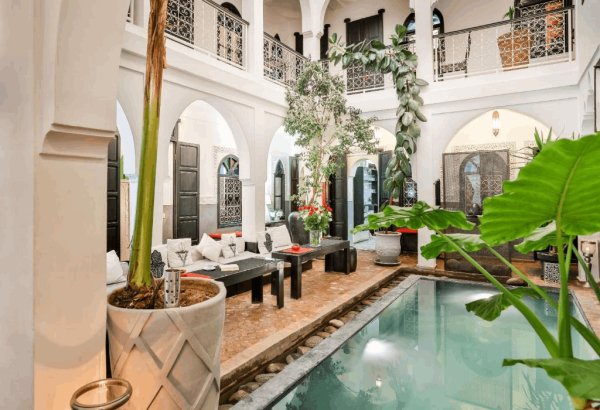 Vente Riad 6 chambres piscine medina Marrakech Maroc