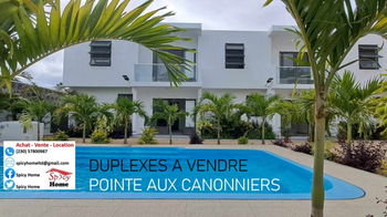 Duplex a vendre a Pointe aux Canonniers