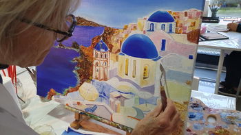 peinture huile couteau