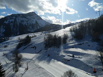 Vue sud du balcon.      du ba