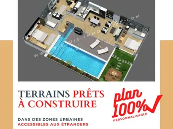 Vente Offre terrain construction personnalisée Djerba = zone urbaine