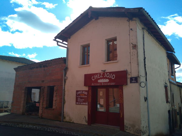 Façade avec travaux