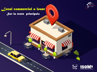 Fonds commerce local commercial route principale mahdia Tunisie