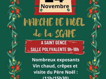 Affiche marché de Noël