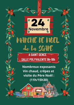 Affiche marché de Noël