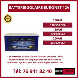 Batteries solaires