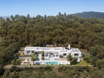 PRESTIGIEUSE VILLA 1 IMMENSE TERRAIN 28 M² CŒUR FLORE D’IBIZA – ESPAGNE