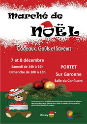 Annonce Marché noël 7 8 décembre 2024 Portet-sur-Garonne Haute Garonne
