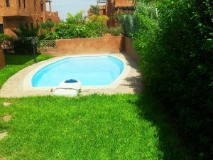 Annonce location vacances villa vacance 4chs salons piscine privée palmeraie Marrakech