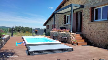 Terrasse et spa ed nage