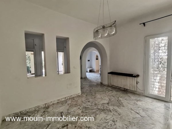 Villa de plein pieds à louer à hammamet