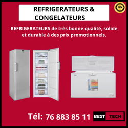 PROMO NOS REFRIGERATEURS & CONGELATEURS Dakar Sénégal