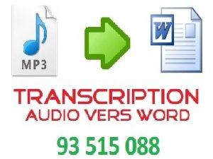 Transcription Audio/ Vidéo vers Word L&#039;Ariana Tunisie