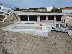 La part frontale de la maison Obidos