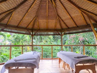 La salle de massage en hauteur