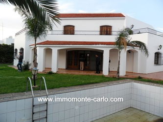 location villa chauffage piscine quartier hay riad Rabat Maroc