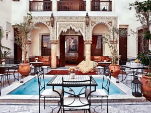 Vente riad 8 chambres piscine médina marrakech Maroc