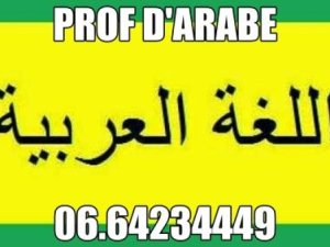 Professeur D'ARABE-Syst&egrave;me Marocain ,Fran&ccedil;ais et Anglophone-- Rabat