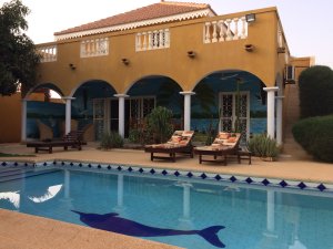 Vente Belle maison piscine située Ngaparou M&#039;Bour Sénégal