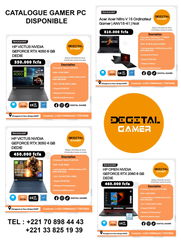 catalogue GAMER PC Disponible