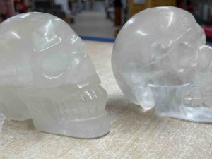 crâne cristal roche H 8 cm Sedan Ardennes
