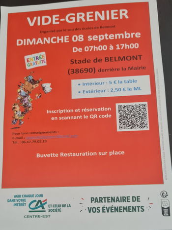 Vide -Grenier Belmont Isère