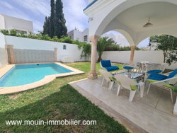villa avec piscine à louer à Jinen Hammamet