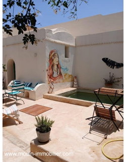 villa avec piscine à louer à Djerba