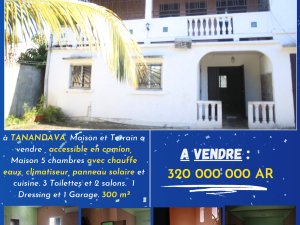 Annonce Vente 1 villa etage Toamasina Madagascar