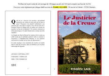 &quot;Le Justicier Creuse&quot; polar format Ebook Chéniers