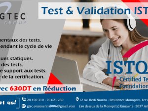 Annonce Formation Test logiciel préparation Certification ISTQB Foundation L&#039;Ariana