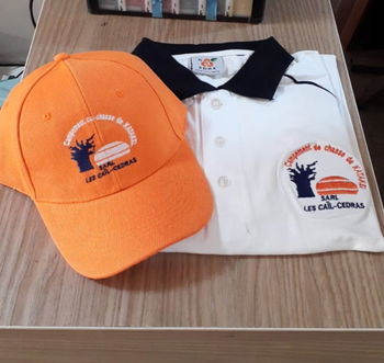 broderie sur polo