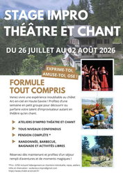 Impro Chant & Montagne 1 semaine pour libérer sa créativité