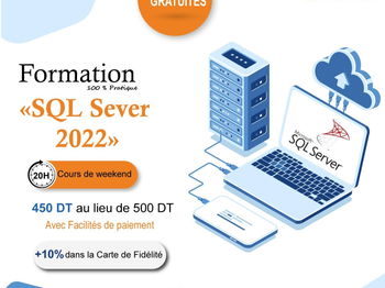 Formation SQL Server 2022 100% pratique Tunis Tunisie