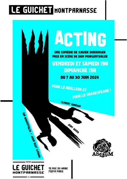Annonce ACTING Xavier Durringer Paris
