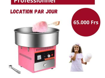 Annonce LOCATION MACHINES BARBE PAPA POPCORN DAKAR 01 Sénégal