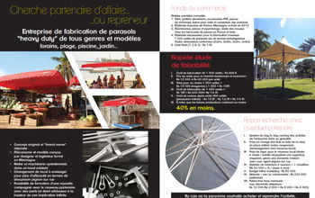 VENTE FONDS COMMERCE / fabrication tensiles Port Louis Ile Maurice