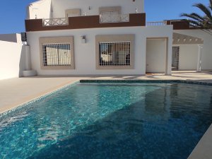 Annonce Location vacances villa 2 chambres piscine Midoun djerba Medenine