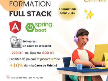 Formation FullStack Angular &amp; SpringBoot Tunis Tunisie